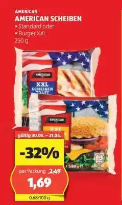 Hofer AMERICAN SCHEIBEN Angebot