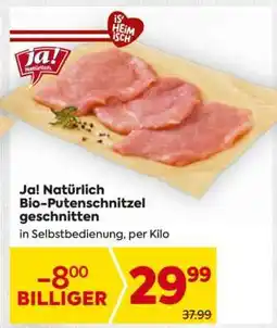 Billa Ja! Natürlich Bio-Putenschnitzel geschnitten Angebot