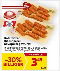 Billa Hofstädter Die Grillerei Cevapcici gewürzt Angebot