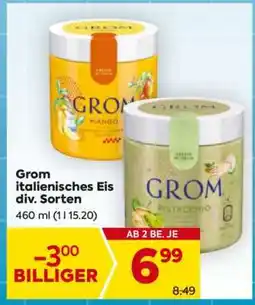 Billa Grom italienisches Eis div. Sorten Angebot