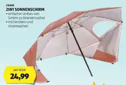Hofer CRANE 2IN1 SONNENSCHIRM Angebot