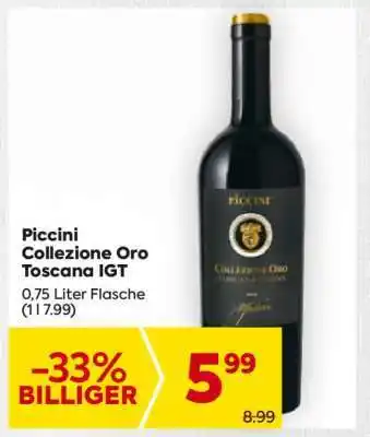 Billa Piccini Collezione Oro Toscana IGT Angebot