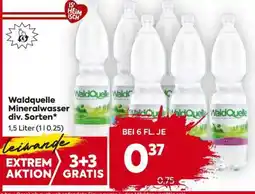 Billa Waldquelle Mineralwasser div. Sorten Angebot