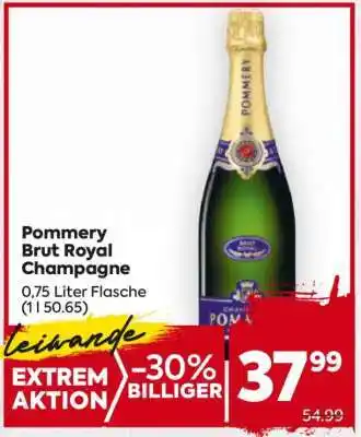 Billa Pommery Brut Royal Champagne Angebot