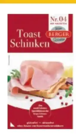 Metro Berger Toastschinken Angebot