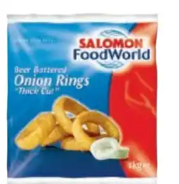 Metro Salomon Food World Beer Battered Onion Rings Thick Angebot