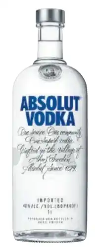 Metro Absolut Vodka Angebot