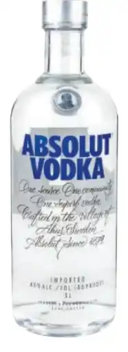 Metro Absolut Vodka Angebot