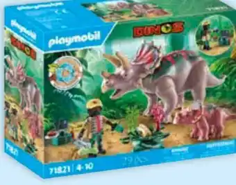 Müller Playmobil Triceratops mit Jungtier 71821 Angebot
