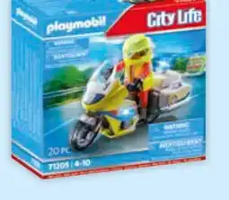 Müller Playmobil Notarzt-Motorrad mit Blinklicht 71205 Angebot