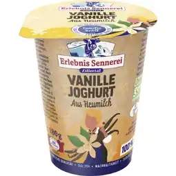MPreis Erlebnis Sennerei Zillertal Heumilch Joghurt verschiedene Sorten MPREIS Angebot