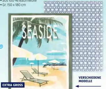 Hofer Novitesse Partnerstrandtuch Angebot