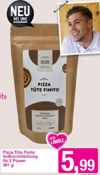 Sutterlüty Pizza Tüte Finito Vollkornmischung Für 2 Pizzen 361 g Angebot