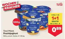 MPreis Tirol milch fruchtjoghurt Angebot
