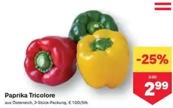 MPreis Paprika tricolore Angebot