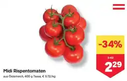MPreis Midi rispentomaten Angebot
