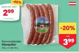 MPreis Kammerlander käsegriller Angebot
