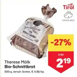 MPreis Therese molk bio-schnittbrot Angebot