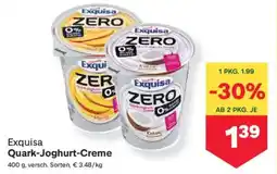 MPreis Exquisa quark joghurt creme Angebot