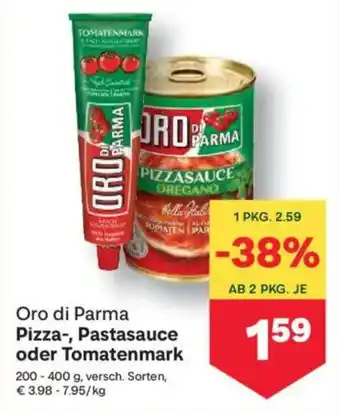 MPreis Pastasauce oder tomatenmark Angebot
