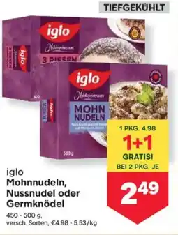MPreis Mohnnudeln, nussnudel oder germknödel Angebot