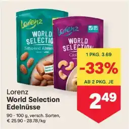 MPreis Lorenz world selection edelnüsse Angebot