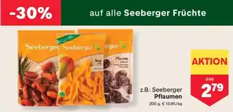 MPreis Seeberger pflaumen Angebot