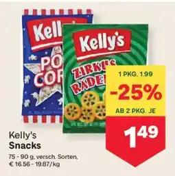 MPreis Kelly's snacks Angebot