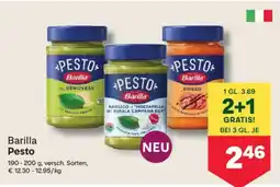 MPreis Barilla pesto Angebot