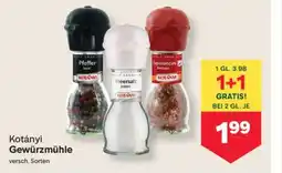 MPreis Kotányi gewürzmühle Angebot