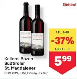 MPreis Kellerei bozen südtiroler st. magdalener Angebot