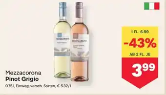 MPreis Mezzacorona pinot grigio Angebot