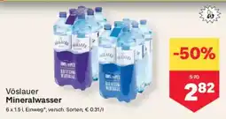 MPreis Vöslauer mineralwasser Angebot