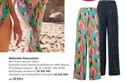 Tchibo Eduscho Bedruckte palazzohose mit fasern aus der natur Angebot