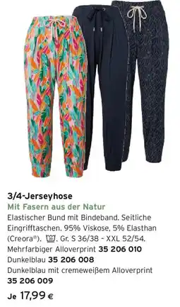 Tchibo Eduscho Jerseyhose mit fasern aus der natur Angebot