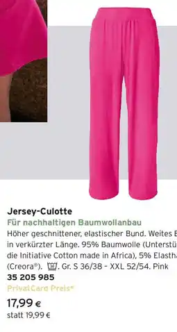 Tchibo Eduscho Jersey culotte Angebot