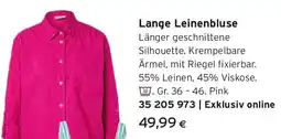 Tchibo Eduscho Lange leinenbluse Angebot