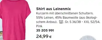 Tchibo Eduscho Shirt aus leinenmix Angebot