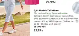 Tchibo Eduscho Stretch twill hose Angebot