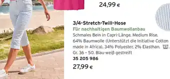 Tchibo Eduscho Stretch twill hose Angebot