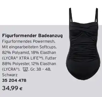 Tchibo Eduscho Figurformender badeanzug Angebot