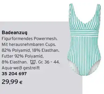 Tchibo Eduscho Badeanzug Angebot