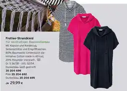 Tchibo Eduscho Frottee strandkleid Angebot