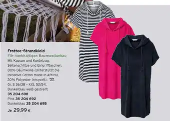 Tchibo Eduscho Frottee strandkleid Angebot