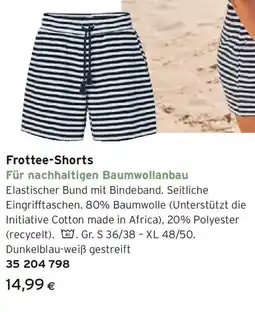 Tchibo Eduscho Frottee-shorts Angebot