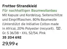 Tchibo Eduscho Frottee strandkleid Angebot