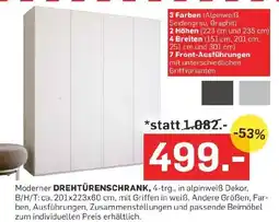 Möbel Ludwig Drehtürenschrank Angebot