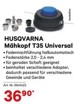 Lagerhaus Husqvarna mähkopf t35 universal Angebot
