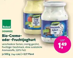 Denn's Biomarkt Bio creme dennree oder fruchtjoghurt Angebot