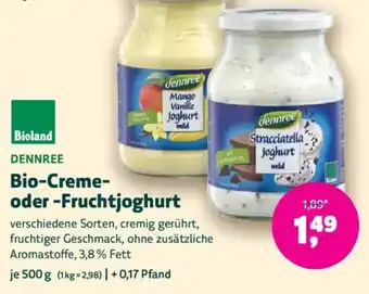 Denn's Biomarkt Bio creme dennree oder fruchtjoghurt Angebot
